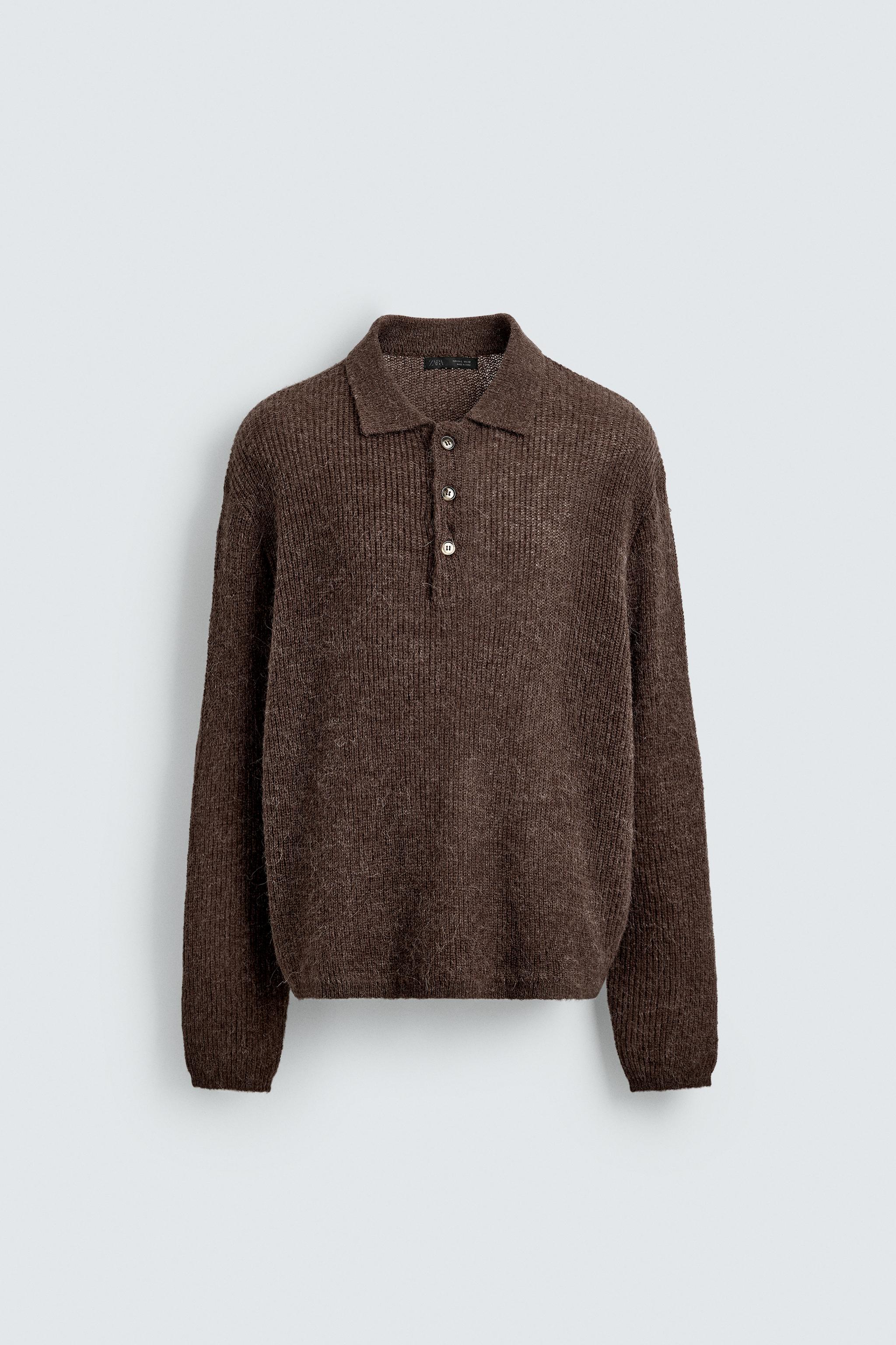 TEXTURED KNIT POLO SHIRT